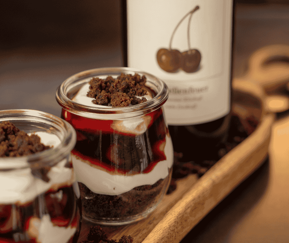 Morellenfeuer Schichtdessert