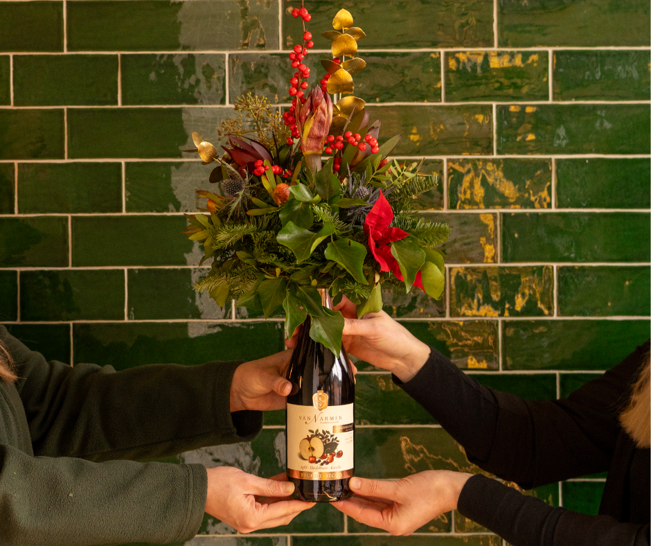 Flaschen-Blumenstrau