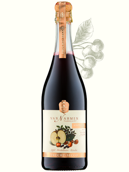 Frucht-Secco Apfel-Heidelbeere-Kirsche