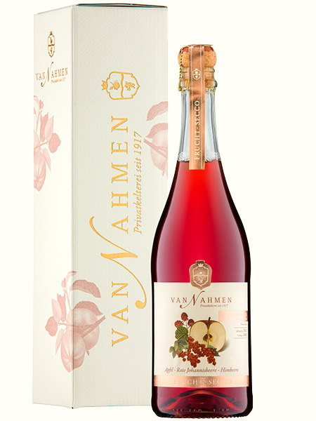 Geschenk Frucht-Secco Apfel-Rote Johannisbeere-Himbeere