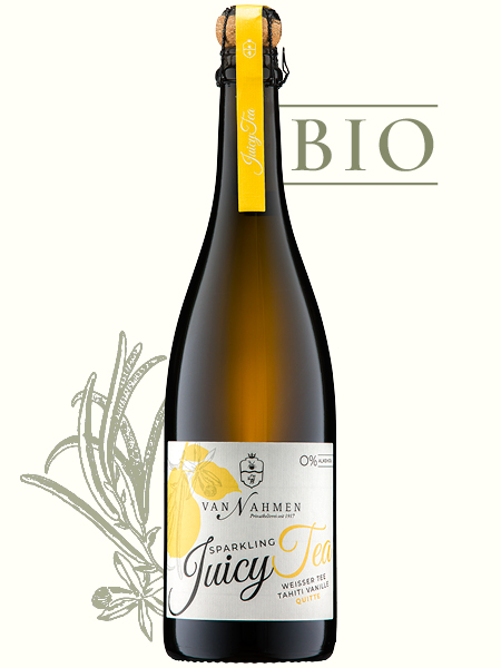 Sparkling Juicy Tea Weißer Tee-Tahiti Vanille-Quitte Bio